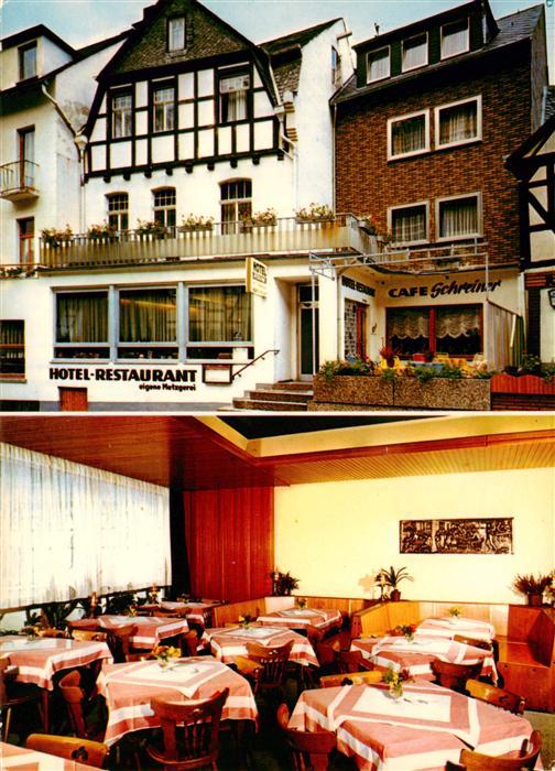 Kamp-Bornhofen Rhein Hotel Restaurant Cafe Schreiner Gaststube