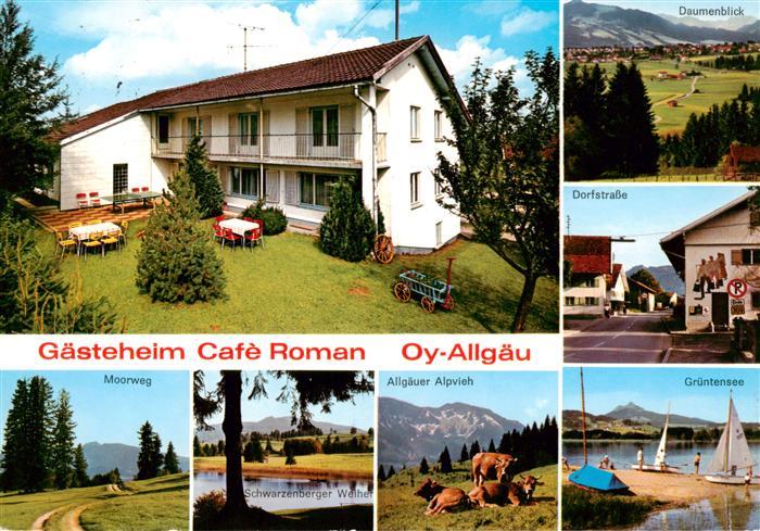 Oy Bad Mittelberg Oberallgaeu Bayern Gaesteheim Cafe Roman Moorweg Schwarzenberg
