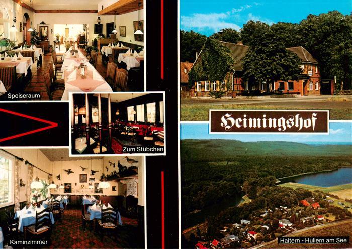 Hullern Haltern See Heimingshof Speiseraum Zum Stuebchen Fliegeraufnahme