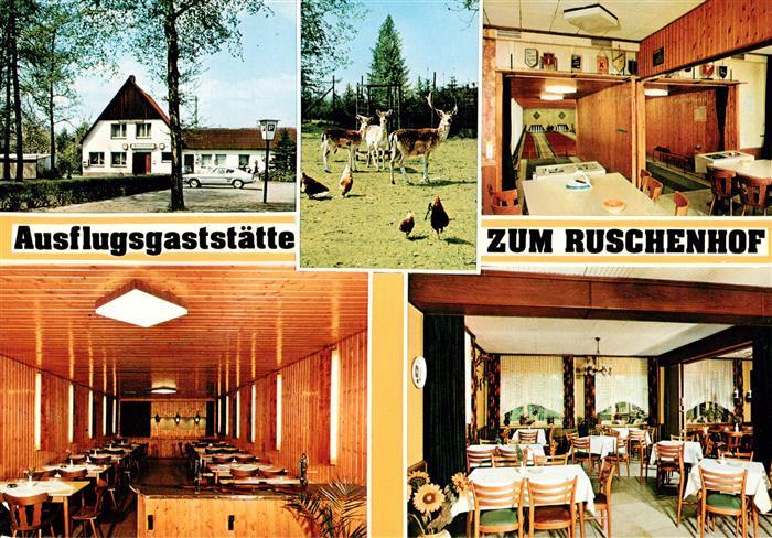 Waltrop Recklinghausen NRW Ausflugsgaststaette Zum Ruschenhof Gastraeume Tiergeh