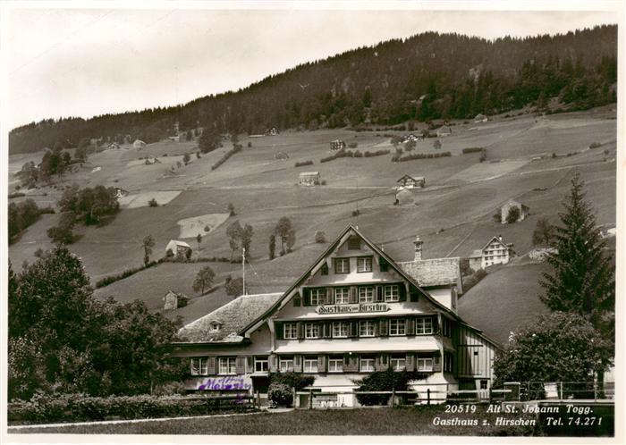 Alt St Johann Gasthaus zum Hirschen