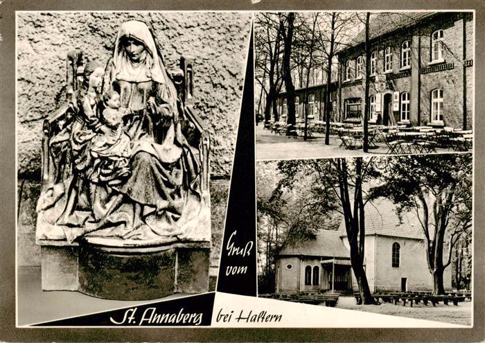 St Annaberg Oberschlesien PL Gnadenbild Wallfahrtskirche St Anna und Gaststaette