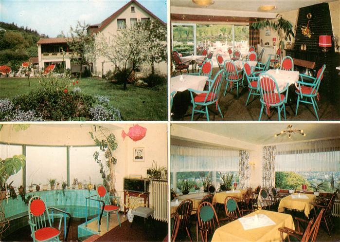 Laasphe BAD LAASPHE NRW Haus Sonneck Kneippkurheim Konditorei Cafe Gastraeume