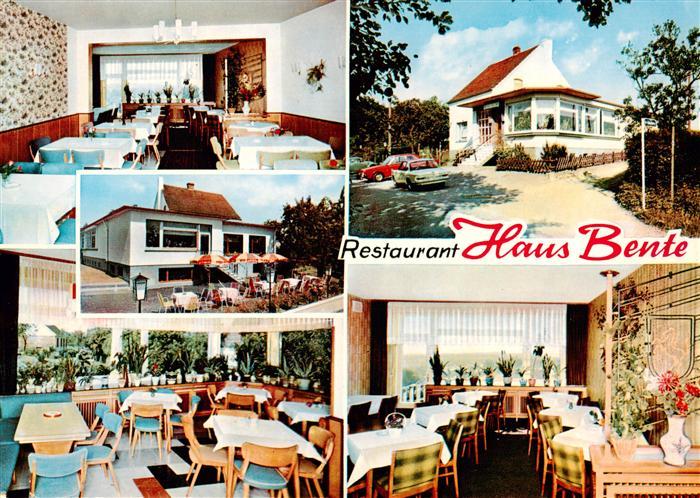 Sprockhoevel Restaurant Haus Bente Gastraeume
