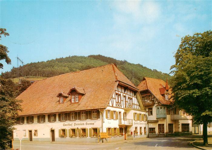 Oberprechtal Elzach Elztal BW Gasthof Cafe Pension Sonne