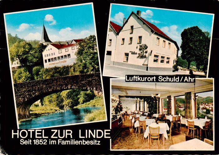 Schuld Ahr Ahrweiler Rheinland-Pfalz Hotel zur Linde Ahrbruecke Gastraum