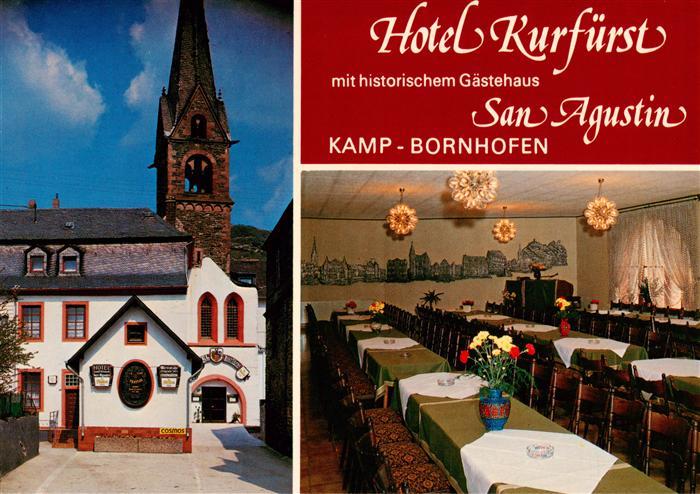 Kamp-Bornhofen Rhein Hotel Kurfuerst mit Gaestehaus San Augustin