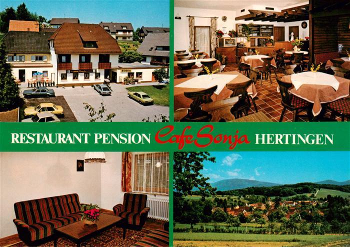 Hertingen Bad Bellingen Restaurant Pension Cafe Sonja Gastraeume Panorama