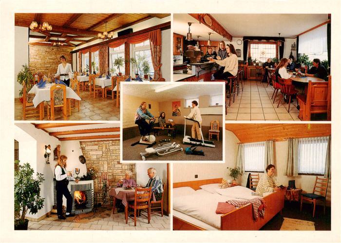 Hallenberg Gasthof Pension Niggemann Gastraeume Zimmer Fitnessraum