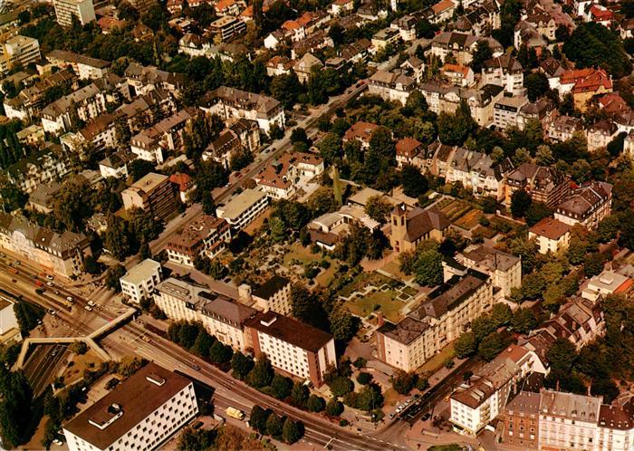 Frankfurt Main Fliegeraufnahme mit Diakonissenhaus