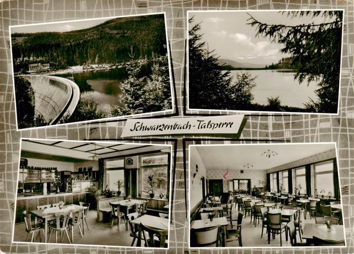 Schwarzenbach Forbach Gasthaus zur Schwarzenbach Talsperre Gastraeume