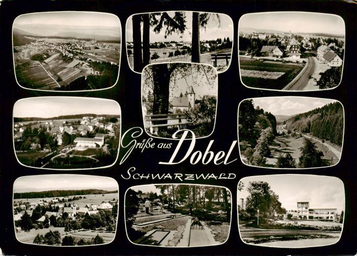 Dobel  Schwarzwald Teilansichten Panorama