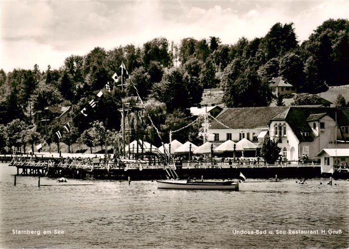 Starnberg Starnbergersee Undosa Bad und See Restaurant