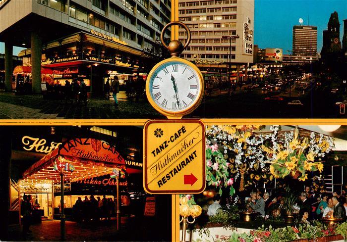BERLIN  CITY Tanz Cafe und Konditorei Huthmacher Restaurant am Zoo