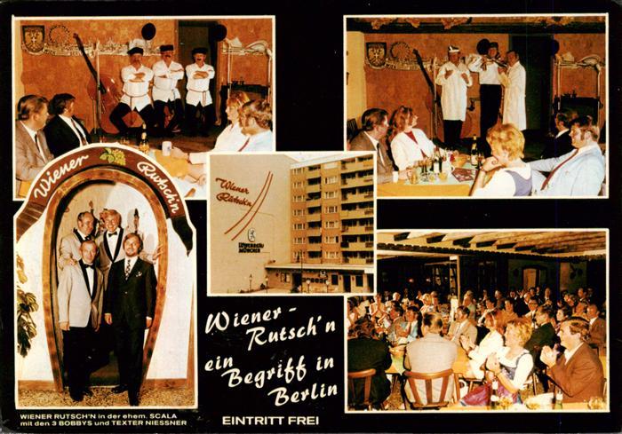 BERLIN  CITY Wiener Rutschen Gast und Veranstaltungsraeume