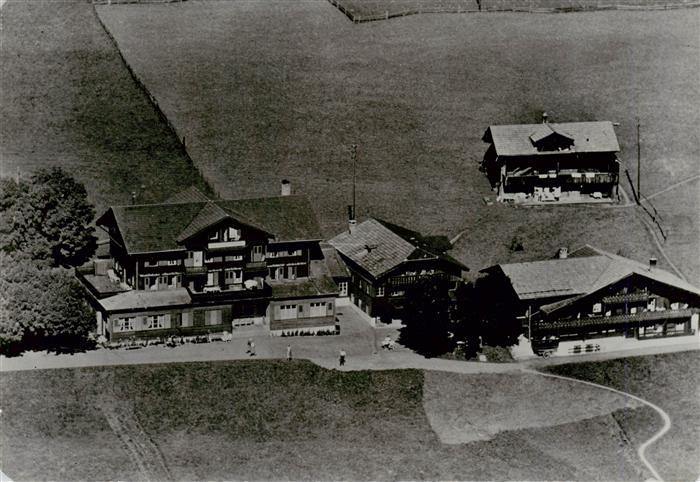 Adelboden BE Hotel Pension Hari Fliegeraufnahme