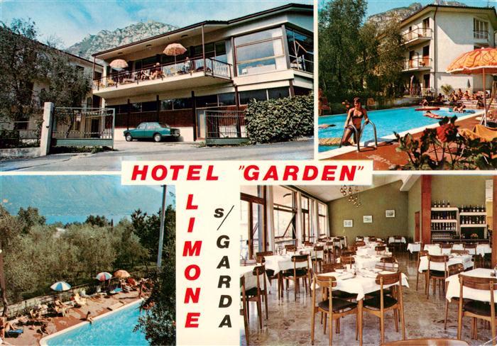 Limone sul Garda IT Hotel Garden Schwimmbad Gastraum