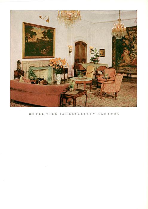 HAMBURG  CITY Hotel Vier Jahreszeiten Restaurant Haerlin