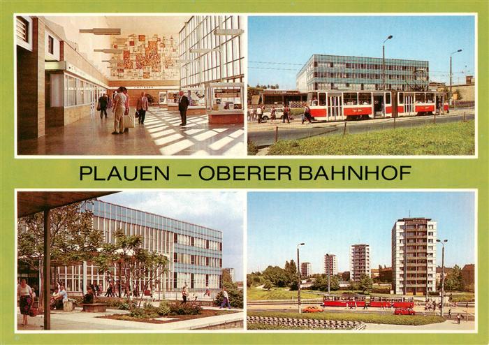 Plauen Vogtland Oberer Bahnhof Hochhaeuser