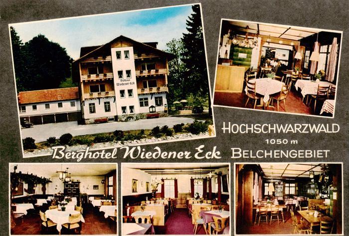 Wieden Schwarzwald Berghotel Wiedener Eck im Belchengebiet Gastraeume