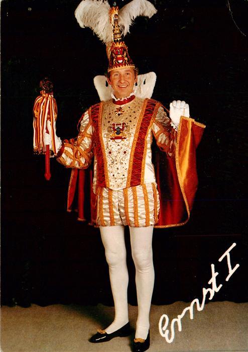 Muenster  Westfalen Karneval Prinz Ernst I