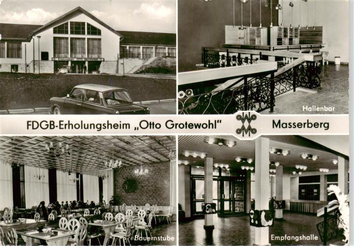Masserberg Hildburghausen Thueringen FDGB Erholungsheim Otto Grotewohl Hallenbar