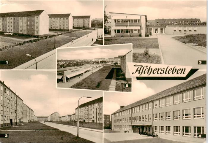 Aschersleben Sachsen-Anhalt Kosmonautenviertel Kinderkrippe Nord Oberschule