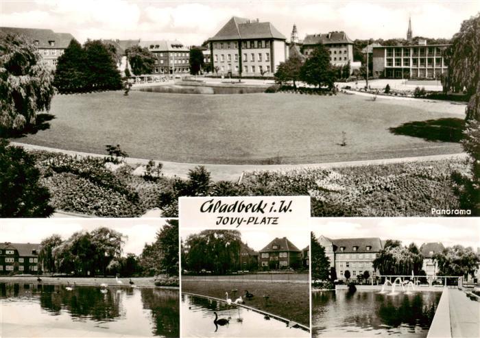 Gladbeck Panorama Jovy Platz Schwanenteich