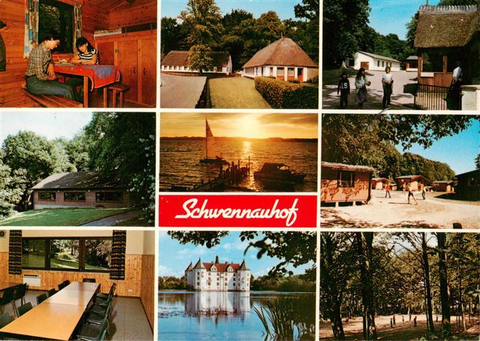 Gluecksburg  Ostseebad Jugenderholungsstaette Schwennauhof Teilansichten Schloss