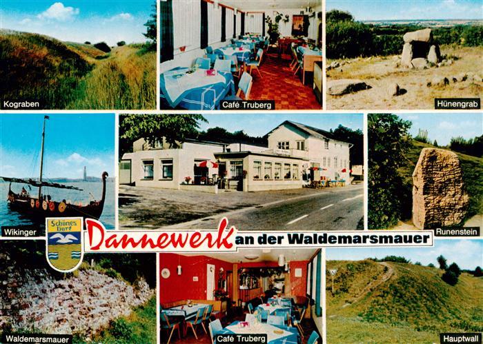 Dannewerk Kograben Cafe Truberg Huenengrab Wikinger Runenstein Waldemarsmauer Ha