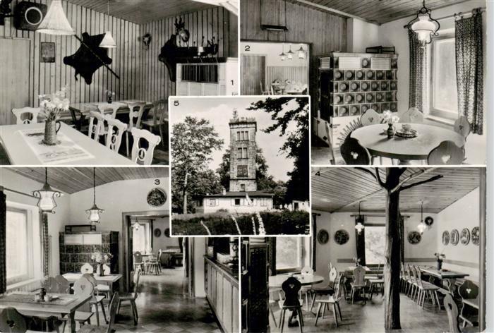 Neukirch  Lausitz Berggaststaette Valtenberg Baude Jagdzimmer  Sagenzimmer Bauer