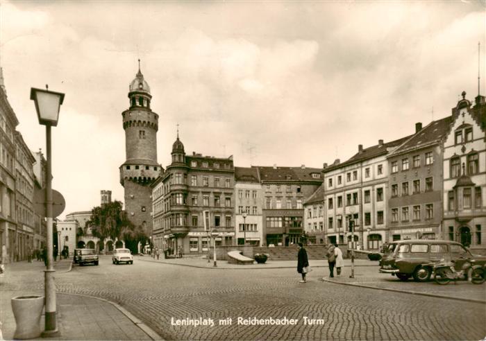 Goerlitz  Sachsen Leninplatz mit Reichenbacher Turm