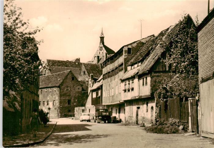Freiberg  Sachsen Alte Gerberhaeuser am Muehlgraben