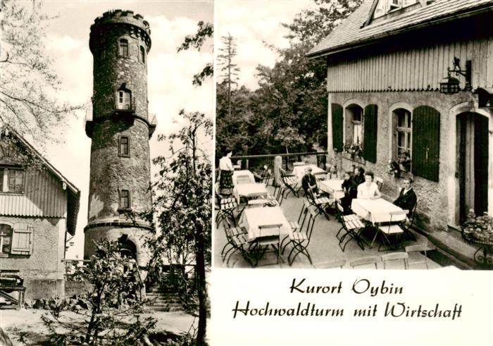 Oybin Sachsen Hochwaldturm mit Wirtschaft