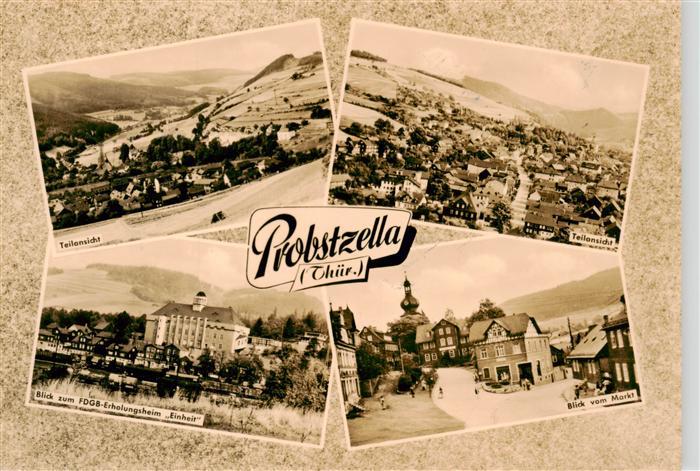 Probstzella Teilansichten FDGB Erholungsheim Einheit Marktblick