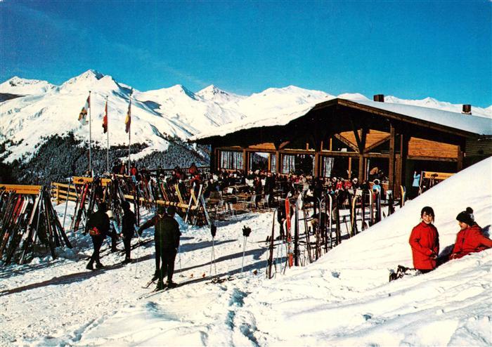 Davos GR Bergbahnen Rinderhorn Bergrestaurant Jatzmeder Sonnenterrasse