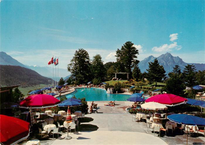 Buergenstock Vierwaldstaettersee NW Swimming Pool der Buergenstock Hotels