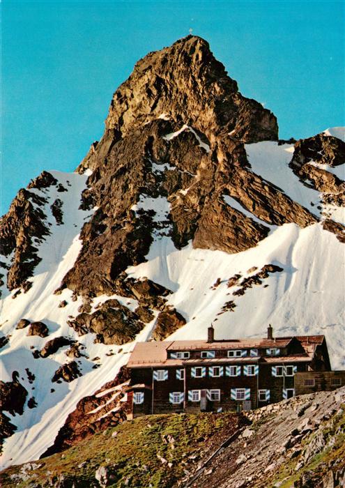 Saarbrueckerhuette 2538m Silvretta GR mit Gr Litzner