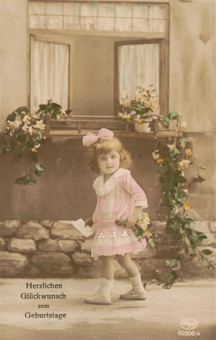 Foto Amag Nr. Nr. 62306/4 Glueckwunsch zum Geburtstag Kind