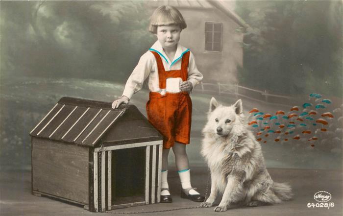Foto Amag Nr. Nr. 64028/6 Kind Hund