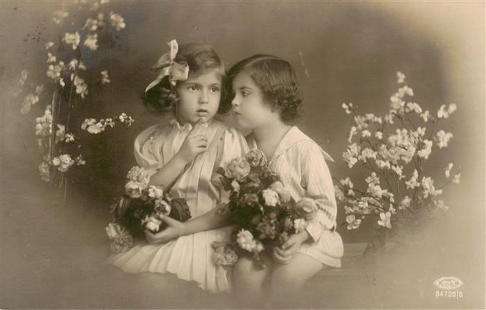Foto BNK Nr. Nr.34725/5 Kinder Blumen