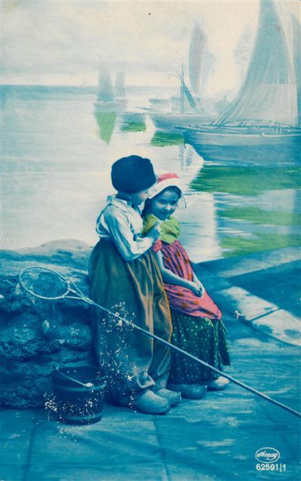 Foto Amag Nr. Nr.62591/1 Kinder Fischen