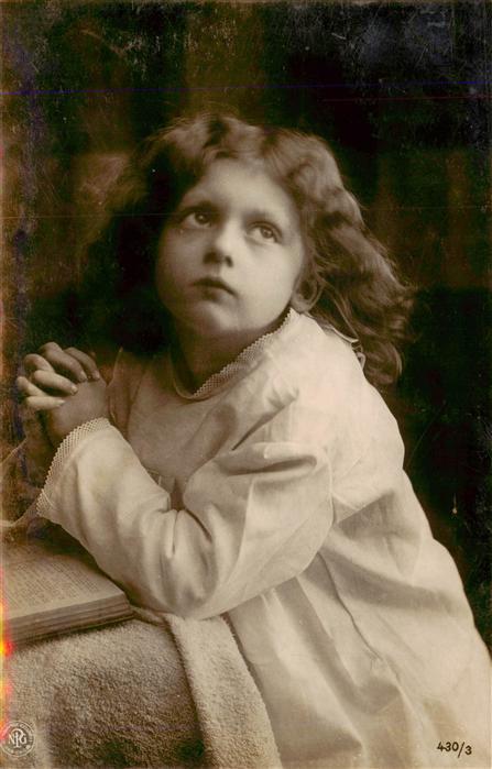 Foto NPG Nr. Nr. 430/3 Kind Betten Buch