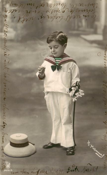 Foto RPH Nr. 2429/5 Kind Junge Hut