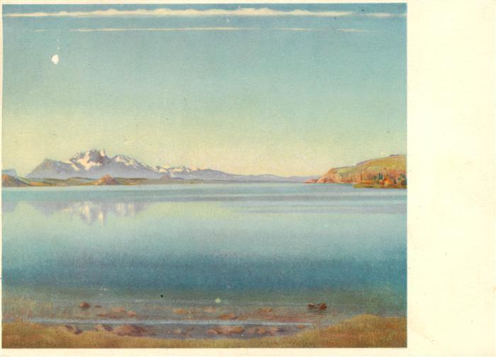Jacobi Marcus Kuenstlerkarte Merligen Thunersee
