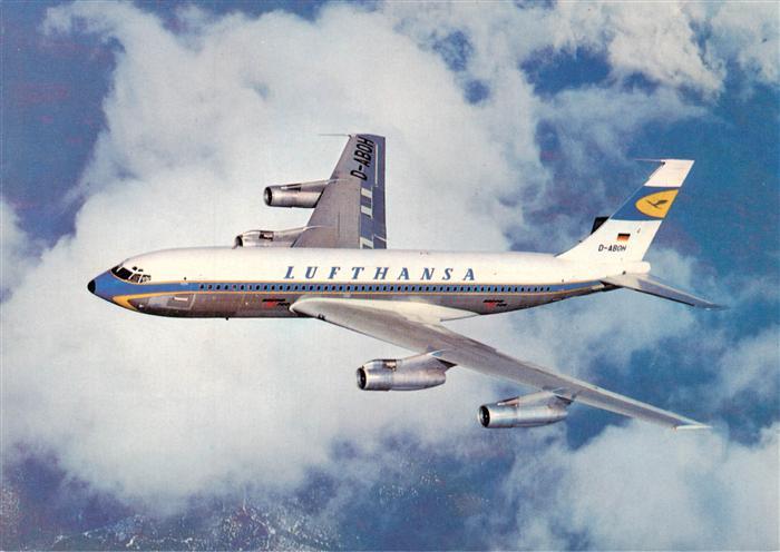 Flugzeuge Zivil Lufthansa Boeing Jet 720 B
