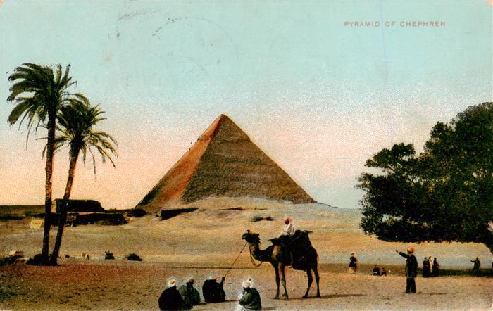 Gizeh Giza Egypt Pyramid of Chephren