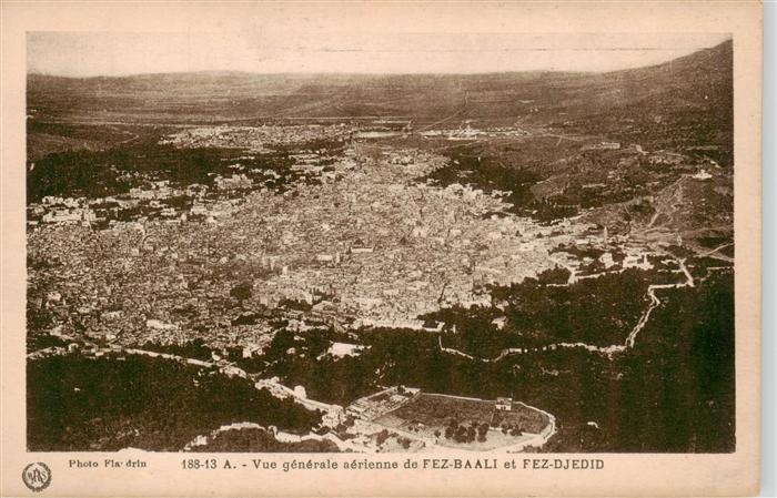 Baali Fez Fes Maroc Vue generale aerienne