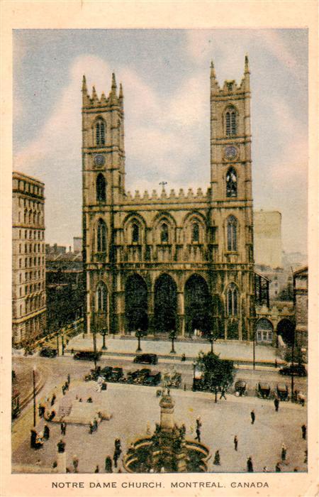 Montreal Quebec Notre Dame Church