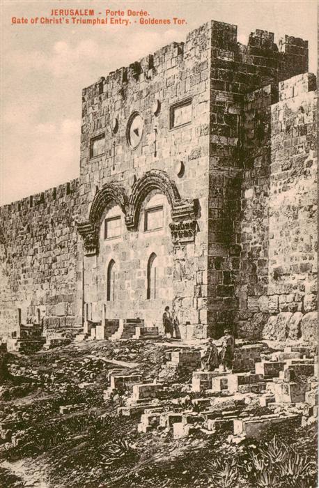 Jerusalem  Yerushalayim Israel Goldenes Tor